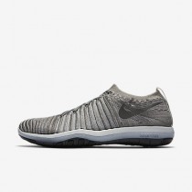Chaussure Nike Lab Free Transform Flyknit Pour Femme Fitness Et Training Charbon De Bois Clair/Noir/Gris Loup/Charbon De Bois Clair_NO. 878552-002
