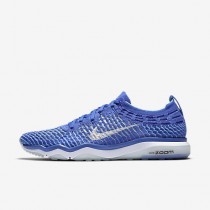 Chaussure Nike Zoom Fearless Flyknit Pour Femme Fitness Et Training Bleu Moyen/Bleu Polarisé/Blanc_NO. 850426-400