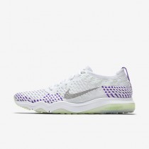 Chaussure Nike Zoom Fearless Flyknit Pour Femme Fitness Et Training Blanc/Hyper Raisin/Vert Vapeur/Gris Loup_NO. 850426-103