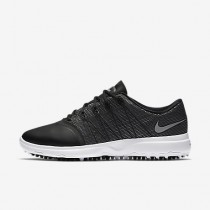 Chaussure Nike Lunar Empress 2 Pour Femme Golf Noir/Blanc/Argent Métallique_NO. 819040-001
