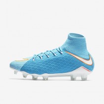 Chaussure Nike Hypervenom Phatal 3 Df Fg Pour Femme Football Bleu Polarisé/Bleu Chlorine/Aigre/Blanc_NO. 881546-414