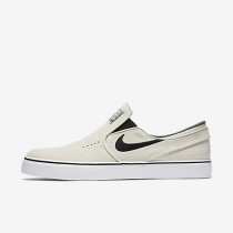 Chaussure Nike Sb Zoom Stefan Janoski Slip-On Pour Homme Lifestyle Beige Clair/Blanc/Noir/Noir_NO. 833564-002