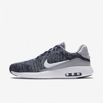 Chaussure Nike Air Max Modern Flyknit Pour Homme Lifestyle Bleu Marine Collège/Gris Loup/Blanc_NO. 876066-400