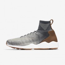 Chaussure Nike Zoom Mercurial Flyknit Pour Homme Lifestyle Gris Foncé/Charbon De Bois Clair/Gomme Marron/Gris Pâle_NO. 844626-003