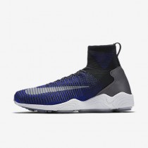 Chaussure Nike Zoom Mercurial Flyknit Pour Homme Lifestyle Bleu Royal Profond/Noir/Platine Pur/Gris Foncé_NO. 844626-004
