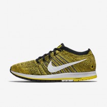 Chaussure Nike Zoom Flyknit Streak Pour Homme Running Jaune Strike/Noir/Blanc_NO. 883299-701