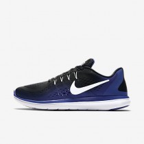 Chaussure Nike Flex 2017 Rn Pour Homme Running Noir/Bleu Royal Profond/Blanc_NO. 898457-004