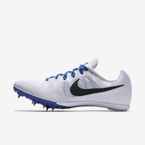 Chaussure Nike Zoom Rival M 8 Pour Homme Running Blanc/Bleu Coureur/Noir_NO. 806555-100