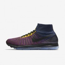 Chaussure Nike Lab Air Zoom All Out Flyknit Pour Homme Running Bleu Marine Collège/Mauve Vif/Flak Olive/Noir_NO. 881679-400
