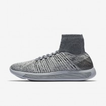 Chaussure Nike Lab Lunarepic Flyknit Pour Homme Running Gris Pâle/Noir/Voile/Platine Pur_NO. 831111-002