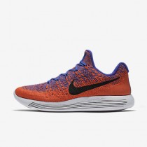 Chaussure Nike Lunarepic Low Flyknit 2 Pour Homme Running Bleu Souverain/Orange Max/Hyper Orange/Noir_NO. 863779-401
