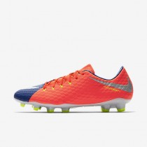 Chaussure Nike Hypervenom Phelon 3 Fg Pour Homme Football Bleu Royal Profond/Cramoisi Total/Zeste D'Agrumes/Chrome_NO. 852556-409