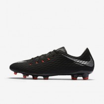 Chaussure Nike Hypervenom Phelon 3 Fg Pour Homme Football Noir/Noir/Anthracite/Argent Métallique_NO. 852556-001