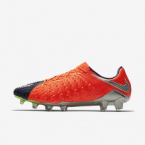Chaussure Nike Hypervenom Phantom 3 Fg Pour Homme Football Bleu Royal Profond/Cramoisi Total/Zeste D'Agrumes/Chrome_NO. 852567-409