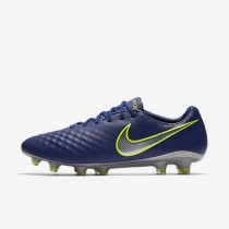 Chaussure Nike Magista Opus Ii Pour Homme Football Bleu Royal Profond/Cramoisi Total/Zeste D'Agrumes/Chrome_NO. 843813-409