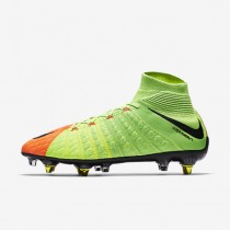 Chaussure Nike Hypervenom Phantom 3 Df Sg-Pro Anti-Clog Pour Homme Football Vert Électrique/Hyper Orange/Volt/Noir_NO. 899982-306