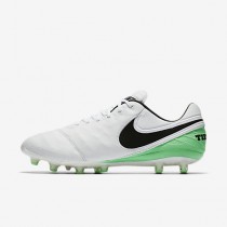 Chaussure Nike Tiempo Legend Vi Ag-Pro Pour Homme Football Blanc/Vert Electro/Noir_NO. 844593-103
