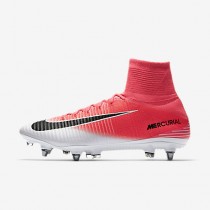 Chaussure Nike Mercurial Superfly V Dynamic Fit Sg-Pro Pour Homme Football Rose Coureur/Blanc/Noir_NO. 831956-601