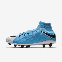 Chaussure Nike Hypervenom Phatal 3 Df Ag-Pro Pour Homme Football Blanc/Bleu Photo/Bleu Chlorine/Noir_NO. 860644-104