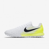 Chaussure Nike Magistax Finale Ii Tf Pour Homme Football Blanc/Volt/Noir_NO. 844446-107