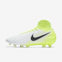 Chaussure Nike Magista Orden Ii Fg Pour Homme Football Blanc/Volt/Platine Pur/Noir_NO. 843812-109
