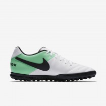 Chaussure Nike Tiempo Rio Iii Pour Homme Football Blanc/Vert Electro/Noir_NO. 819237-103