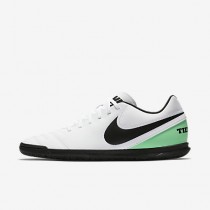 Chaussure Nike Tiempo Rio Iii Ic Pour Homme Football Blanc/Vert Electro/Noir_NO. 819234-103