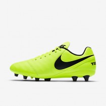 Chaussure Nike Tiempo Genio Ii Leather Ag-Pro Pour Homme Football Volt/Volt/Noir_NO. 844399-707