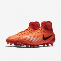 Chaussure Nike Magista Obra Ii Fg Pour Homme Football Cramoisi Total/Rouge Université/Mangue Brillant/Noir_NO. 844595-806
