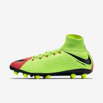 Chaussure Nike Hypervenom Phatal 3 Df Ag-Pro Pour Homme Football Vert Électrique/Hyper Orange/Volt/Noir_NO. 860644-308