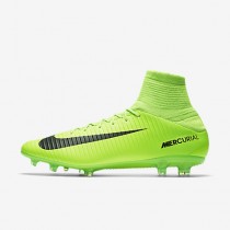 Chaussure Nike Mercurial Veloce Iii Dynamic Fit Fg Pour Homme Football Vert Électrique/Citron Flash/Blanc/Noir_NO. 831961-303