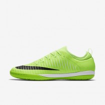 Chaussure Nike Mercurialx Finale Ii Ic Pour Homme Football Citron Flash/Blanc/Gomme Marron Clair/Noir_NO. 831974-301