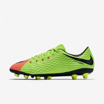 Chaussure Nike Hypervenom Phelon 3 Ag-Pro Pour Homme Football Vert Électrique/Hyper Orange/Volt/Noir_NO. 852559-308