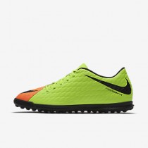 Chaussure Nike Hypervenomx Phade 3 Tf Pour Homme Football Vert Électrique/Hyper Orange/Volt/Noir_NO. 852545-308