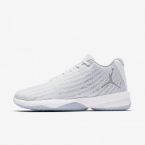 Chaussure Nike Jordan B. Fly Pour Homme Basketball Blanc/Platine Pur/Gris Loup_NO. 881444-100
