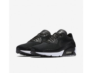 Chaussure Nike Air Max 90 Ultra 2.0 Flyknit Pour Homme Lifestyle Noir/Noir/Blanc/Noir_NO. 875943-004