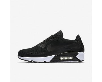 Chaussure Nike Air Max 90 Ultra 2.0 Flyknit Pour Homme Lifestyle Noir/Noir/Blanc/Noir_NO. 875943-004