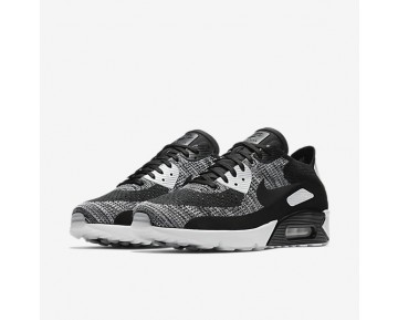 Chaussure Nike Air Max 90 Ultra 2.0 Flyknit Pour Homme Lifestyle Noir/Blanc/Noir_NO. 875943-001