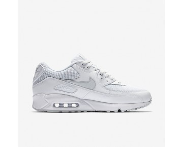 Chaussure Nike Air Max 90 Essential Pour Homme Lifestyle Blanc/Platine Pur_NO. 537384-134
