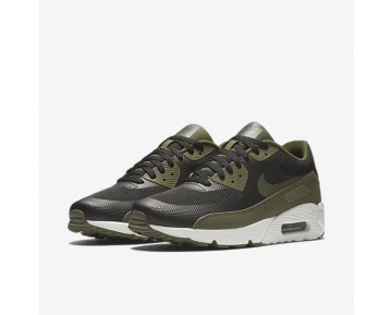 Chaussure Nike Air Max 90 Ultra 2.0 Essential Pour Homme Lifestyle Noir/Voile/Vert Légion_NO. 875695-004