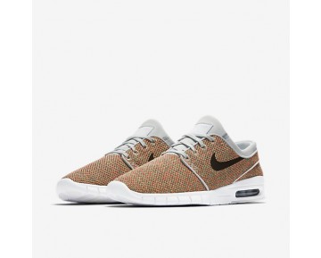 Chaussure Nike Sb Stefan Janoski Max Pour Homme Skateboard Volt/Bleu Photo/Rose Coureur/Noir_NO. 631303-704