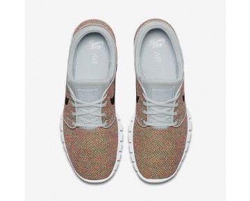 Chaussure Nike Sb Stefan Janoski Max Pour Homme Skateboard Volt/Bleu Photo/Rose Coureur/Noir_NO. 631303-704