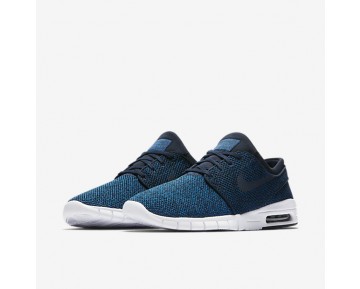 Chaussure Nike Sb Stefan Janoski Max Pour Homme Skateboard Bleu Industriel/Bleu Photo/Bleu Arsenal Clair/Obsidienne_NO. 631303-444