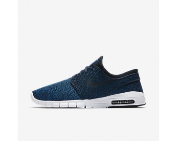 Chaussure Nike Sb Stefan Janoski Max Pour Homme Skateboard Bleu Industriel/Bleu Photo/Bleu Arsenal Clair/Obsidienne_NO. 631303-444