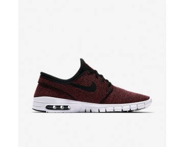 Chaussure Nike Sb Stefan Janoski Max Pour Homme Skateboard Rouge Piste/Cèdre/Mandarine Brillant/Noir_NO. 631303-606