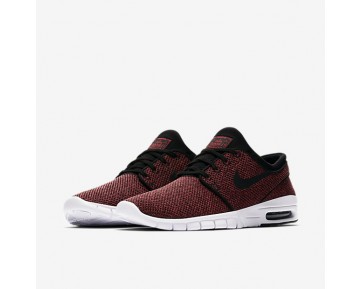 Chaussure Nike Sb Stefan Janoski Max Pour Homme Skateboard Rouge Piste/Cèdre/Mandarine Brillant/Noir_NO. 631303-606