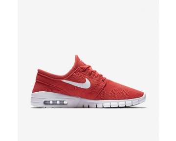 Chaussure Nike Sb Stefan Janoski Max Pour Homme Skateboard Rouge Piste/Blanc_NO. 631303-611