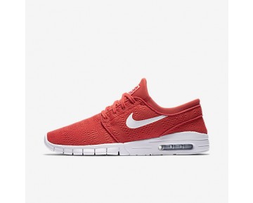 Chaussure Nike Sb Stefan Janoski Max Pour Homme Skateboard Rouge Piste/Blanc_NO. 631303-611