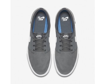 Chaussure Nike Sb Solarsoft Portmore Ii Pour Homme Skateboard Gris Froid/Noir/Blanc_NO. 880266-010