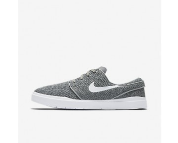 Chaussure Nike Sb Stefan Janoski Hyperfeel Mesh Pour Homme Skateboard Gris Loup/Noir/Blanc_NO. 898424-010